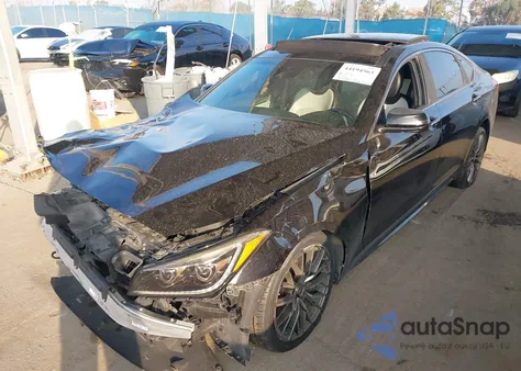 2018 Genesis G80 3.3T Sport z USA, uszkodzony, nr VIN KMHGN4JB2JU237568